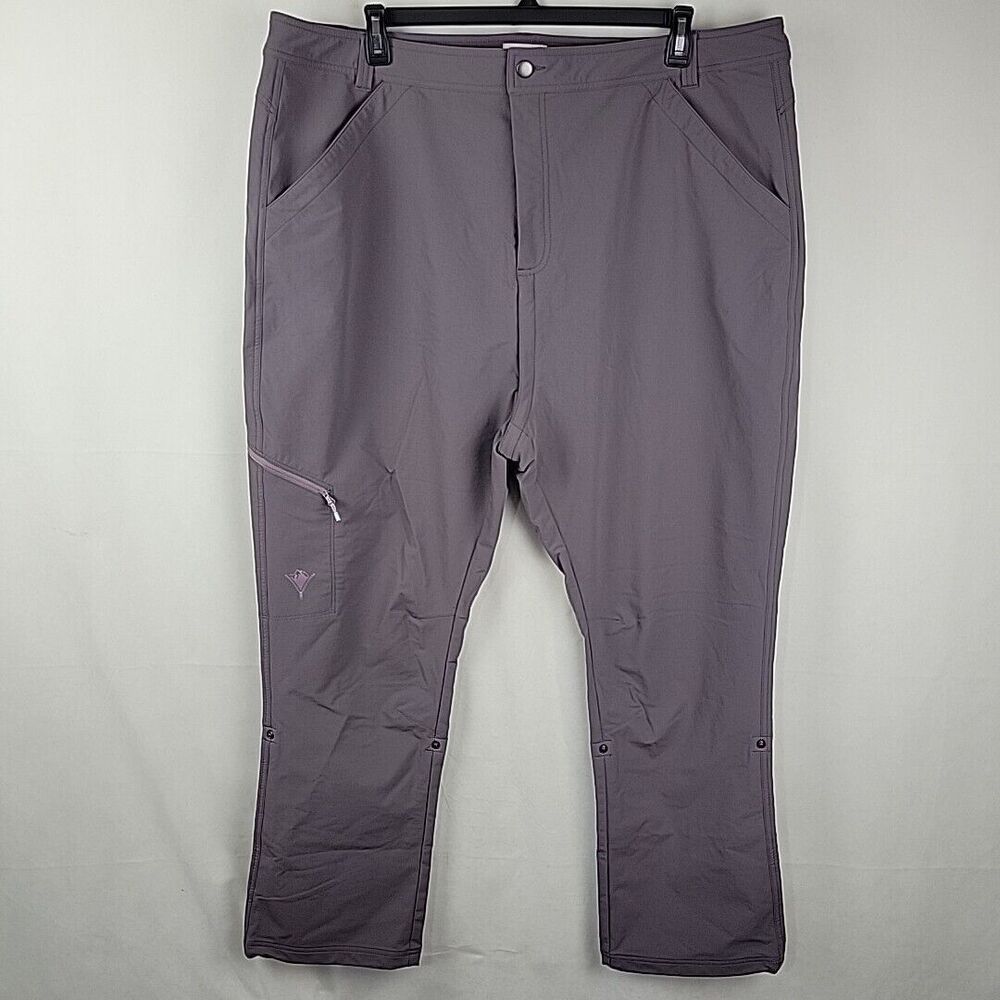 Shefly Gnara Pants Womens Size 22  GO THERE Hiking Camp Pants Full Fly Stretch